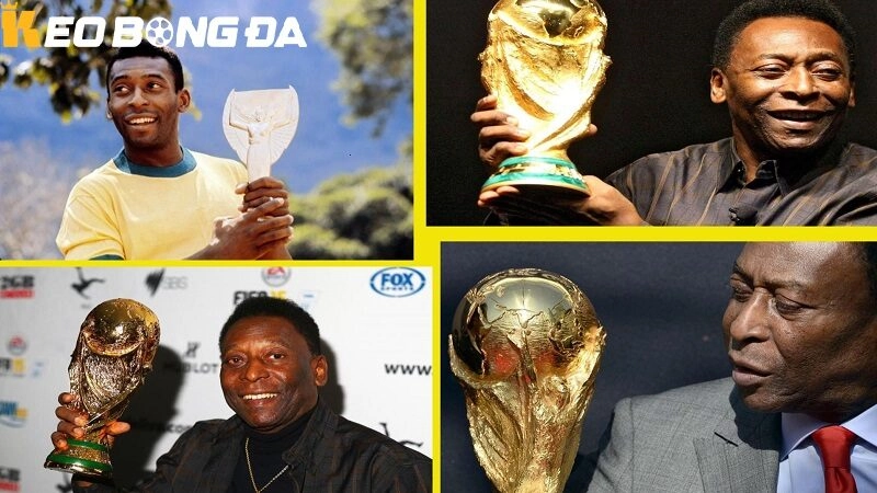 Pele đã tham gia 4 kỳ World Cup (1958, 1962, 1966 và 1970),giành 3 chức vô địch – một kỷ lục chưa ai phá vỡ 